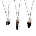 Dije Pequeño Turmalina con baño dorado (+ cadena).webp