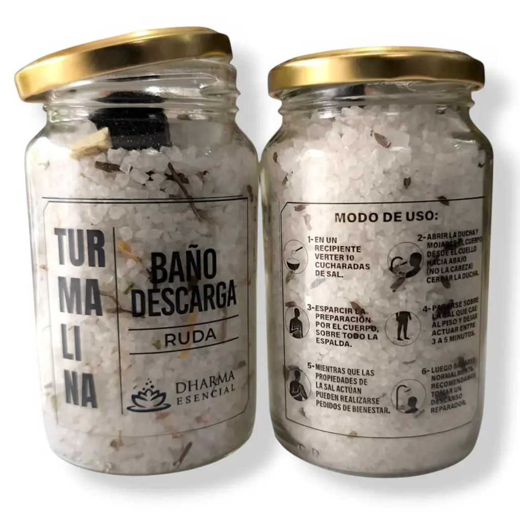 Frasco 360ml - Sales de Baño de Descarga  - Turmalina.webp