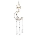 Colgante de Cristales - Luna con Loto (Cuarzo Blanco).webp