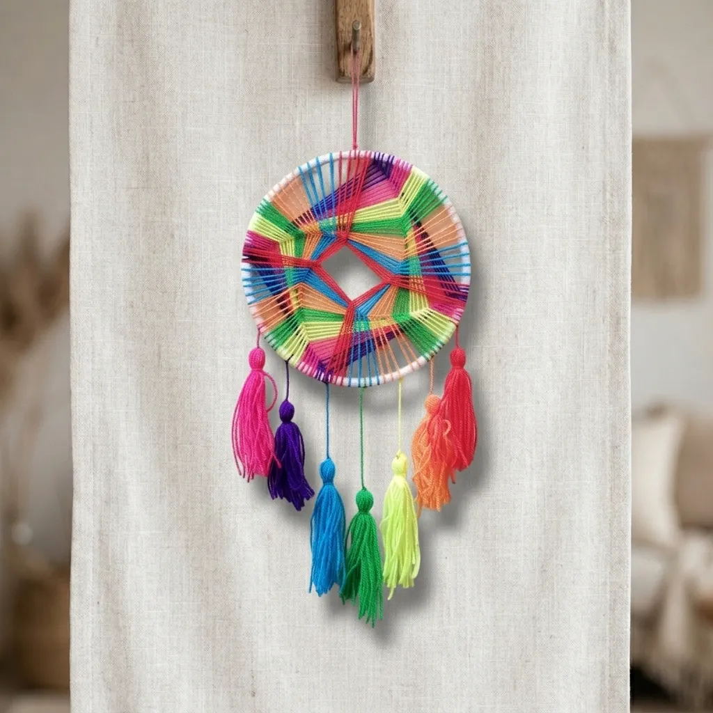 Atrapasueños -  Multicolor (Aro 16cm)