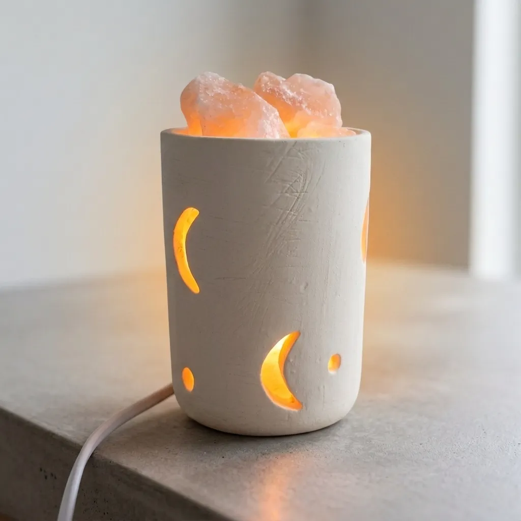 Lámpara de Sal Cilindro 11x10cm