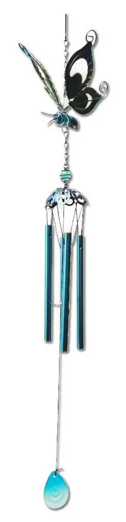 Colgante Llamador de Angeles - Mariposa (con resorte)