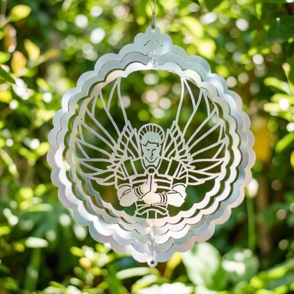WindSpinner 20cm - Arcángel Miguel (Acero Inox.)