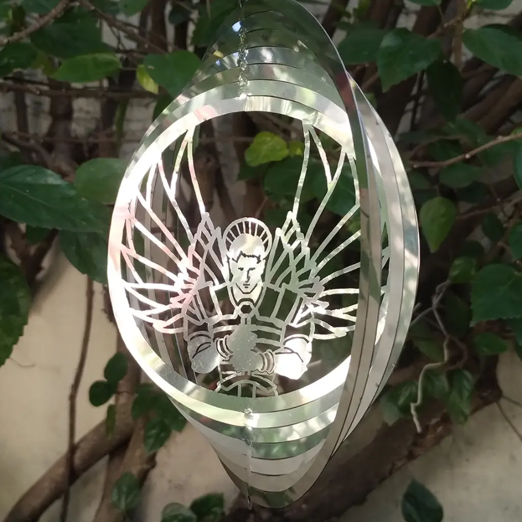 WindSpinner 20cm - Arcángel Miguel (Acero Inox.)