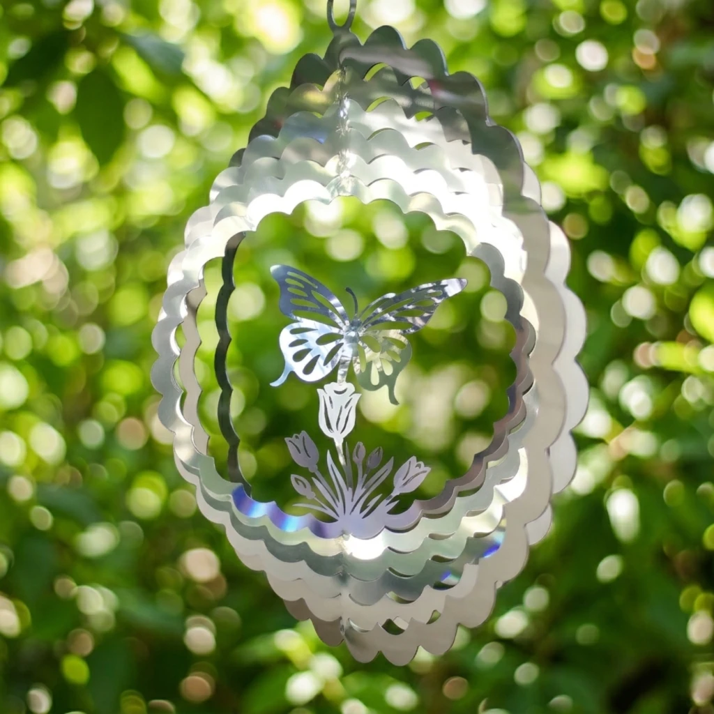 WindSpinner 20cm - Mariposa (Acero Inox.)