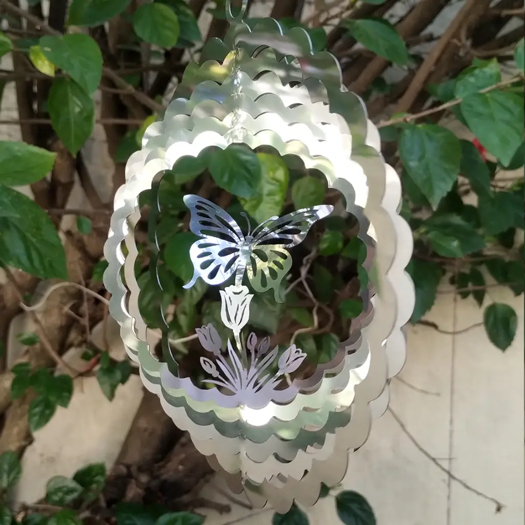 WindSpinner 20cm - Mariposa (Acero Inox.)