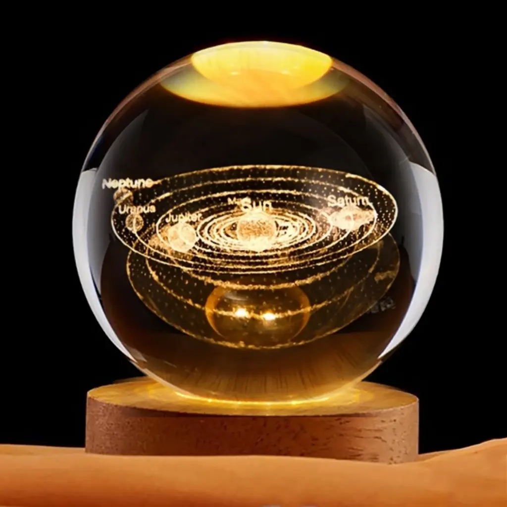 Lampara Esfera de Vidrio - Sistema Solar (6cm)