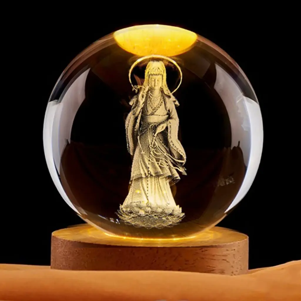 Lampara Esfera de Vidrio - Kwan Ying (6cm)