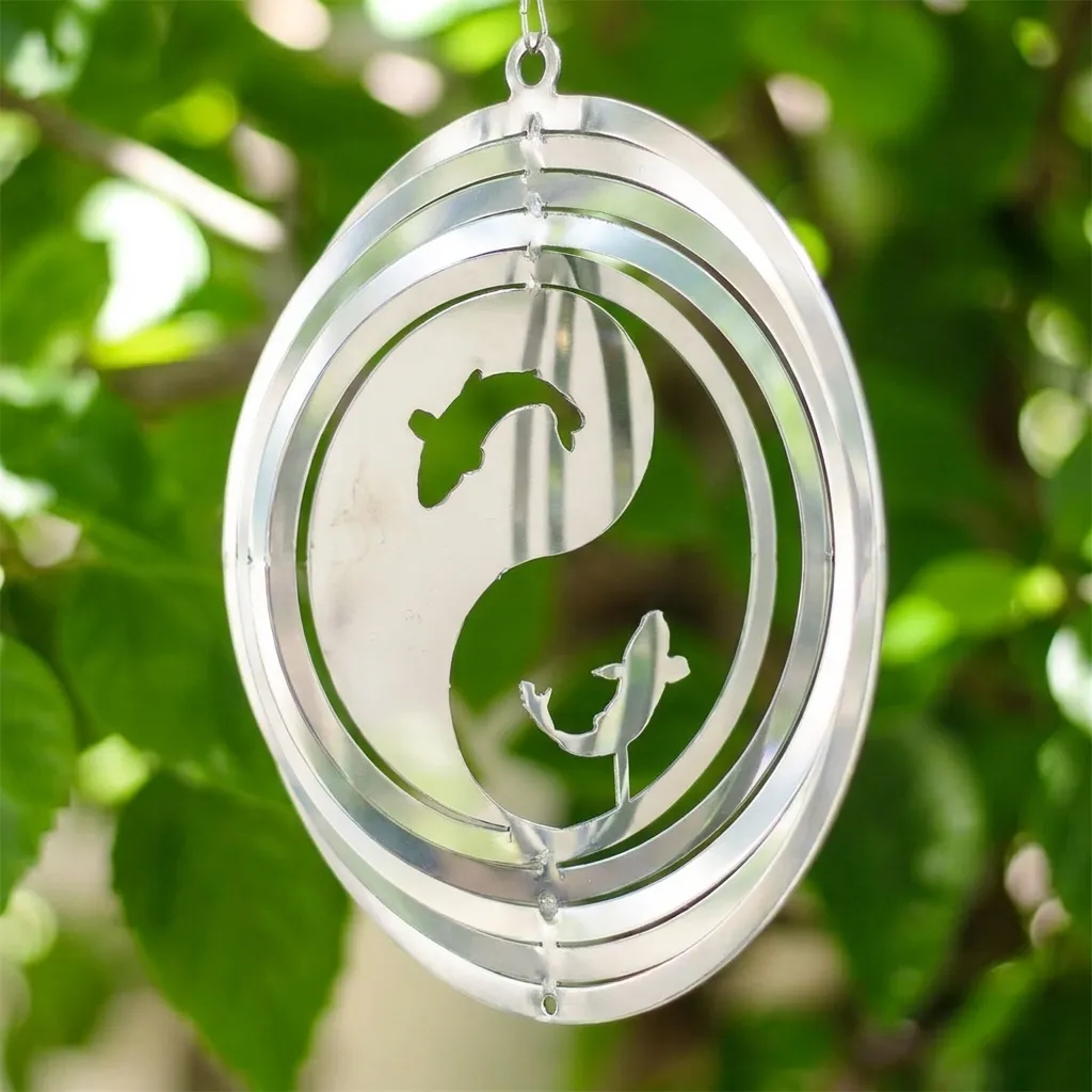 WindSpinner 10cm - Ying Yang Peces Koi