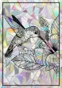 Sticker Suncatcher (Atrapasol) - 001. Colibrí
