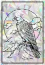 Sticker Suncatcher (Atrapasol) - 002. Águila