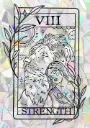 Sticker Suncatcher (Atrapasol) - 027. Carta Tarot "La Fuerza"