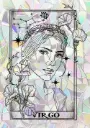 Sticker Suncatcher (Atrapasol) - 036. Signo Virgo