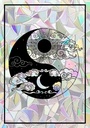 Sticker Suncatcher (Atrapasol) - 051. Ying y Yang