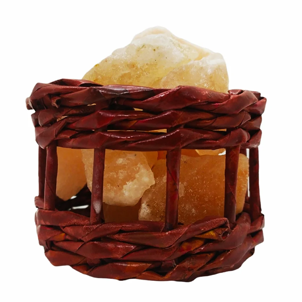 Lámpara de sal N°11 Ventanas del alma 10x7cm