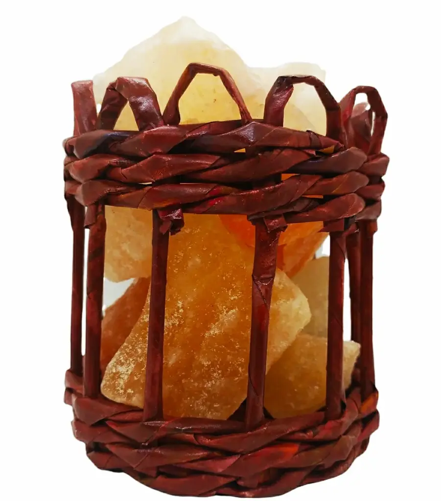 Lámpara de sal N°3 Corona de luz 10x10cm