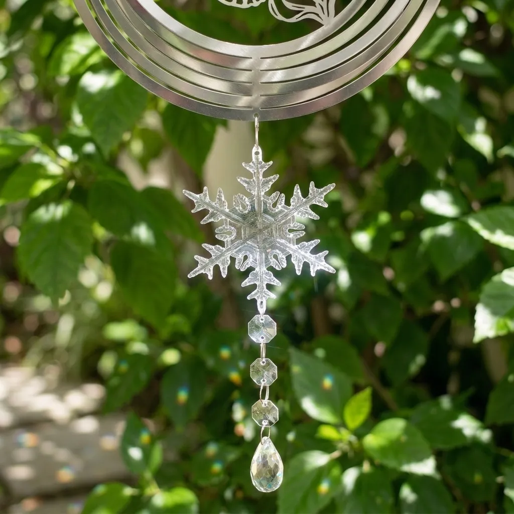 Cola para Windspinner - "Cristal gélido" de acrilico (18cm)