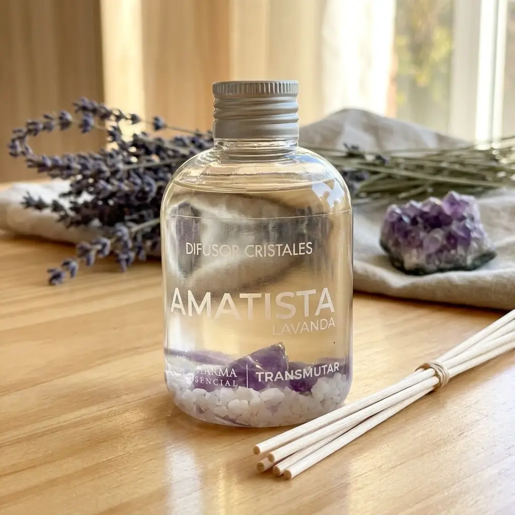 Difusor con Cristales - Amatista & Lavanda (150ml)
