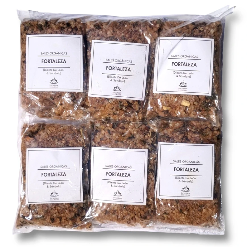 Pack x6 - Sales de Baño de Descarga FORTALEZA (125gr)