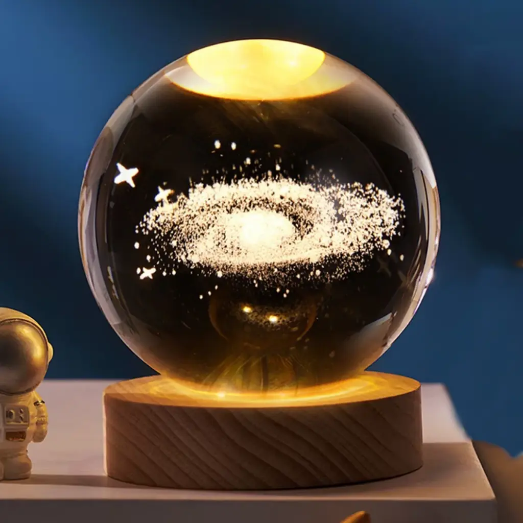 Lamp. Esfera de Vidrio - Galaxia (8cm)