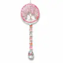 Colgante de Cristales - Arbol de Cuarzo Rosa (45x8cm)