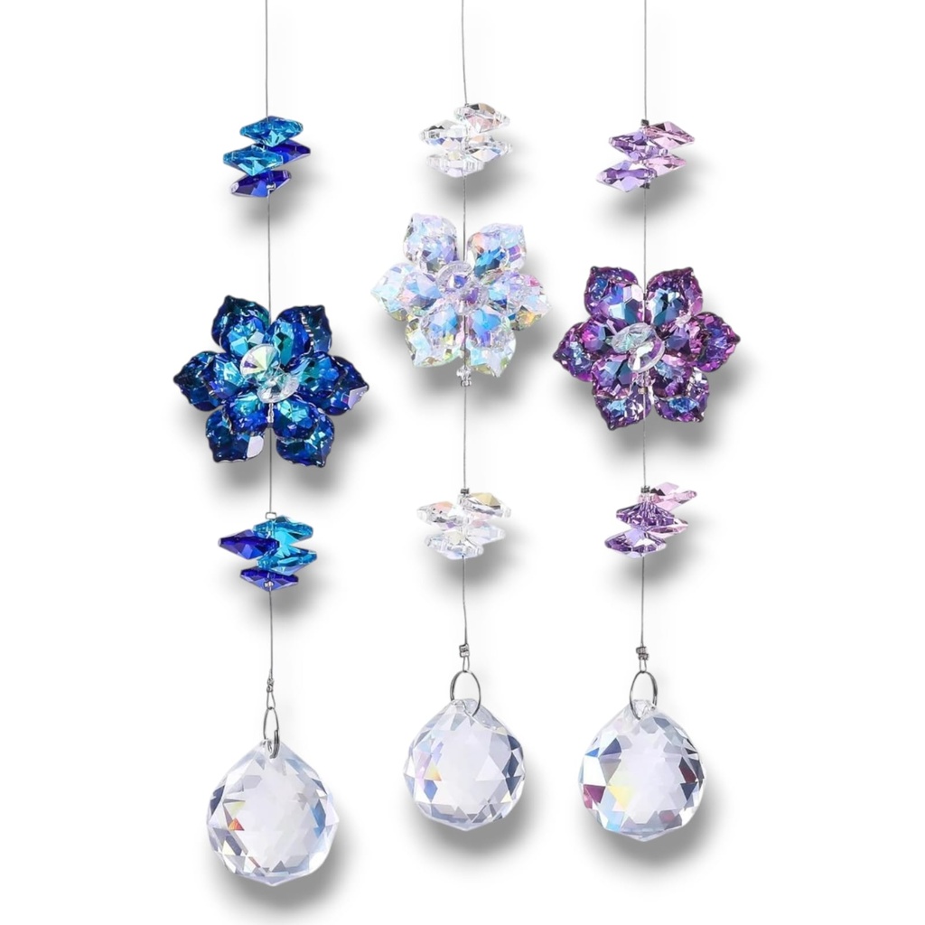 PROMOX12 - Colgante Atrapasol Flor Tornasol (30x4cm)