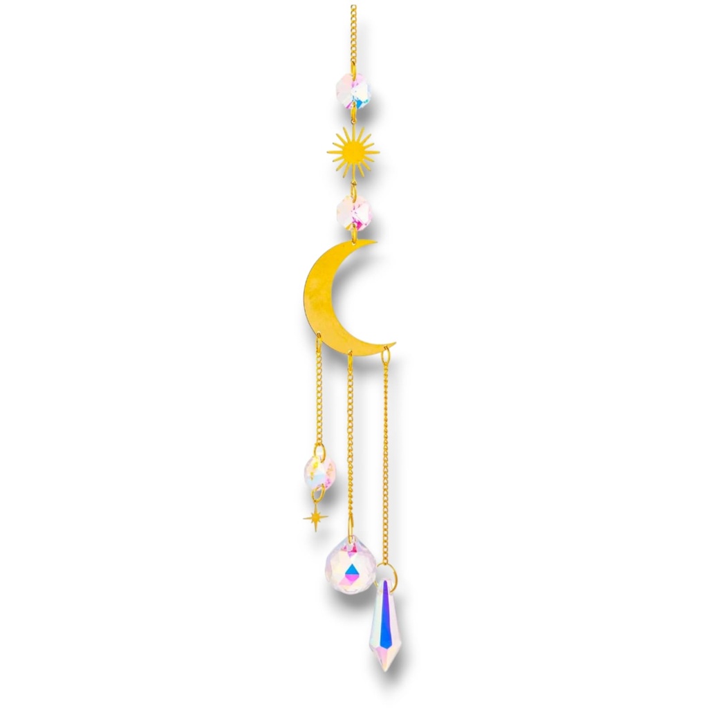 PROMOX12 - Colgante Atrapasol de Luna (40x5cm) 