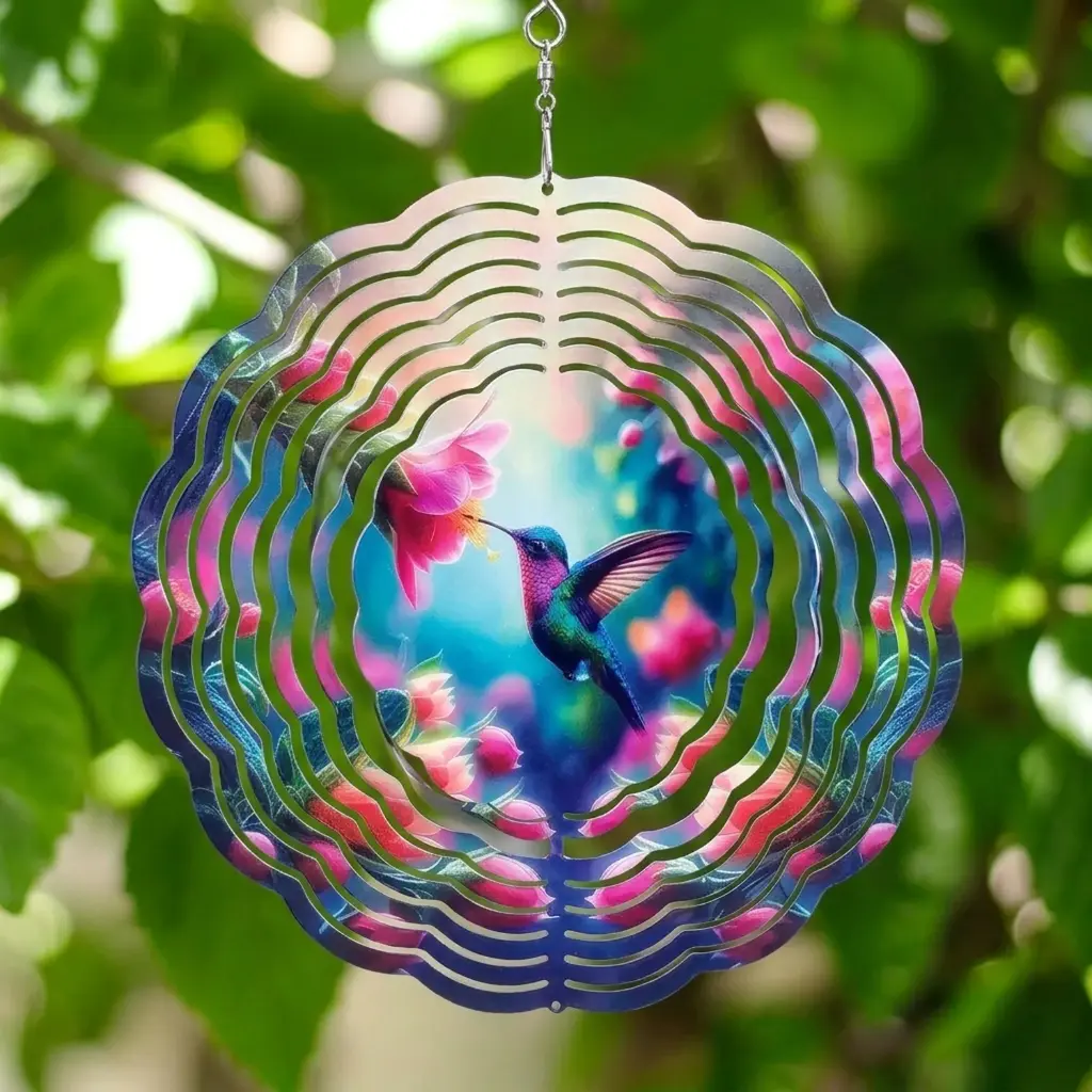 Windspinner 20cm NUEVOS - Colibrí (Pintado ambos lados)
