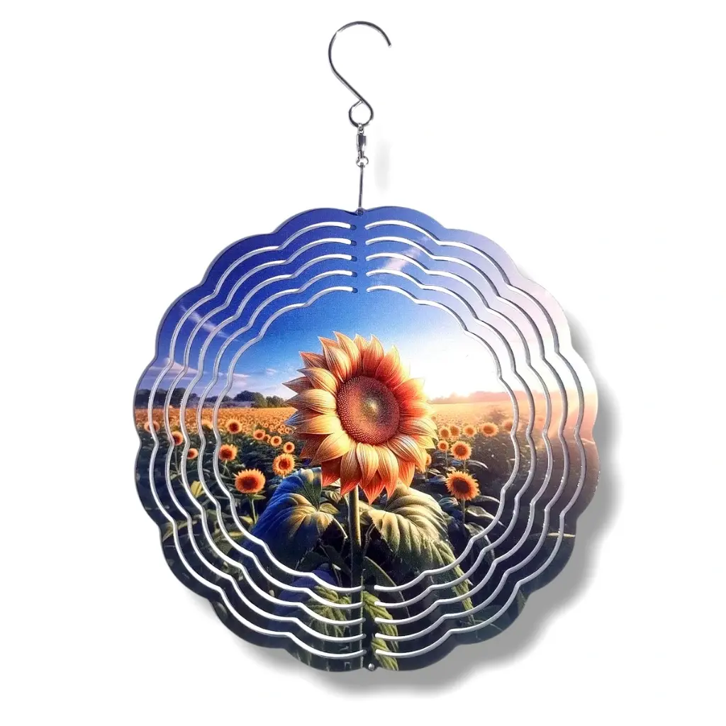Windspinner 20cm NUEVOS - Girasol (Pintado ambos lados)