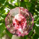 Windspinner 20cm NUEVOS - Mariposa en flores (Pintado ambos lados)