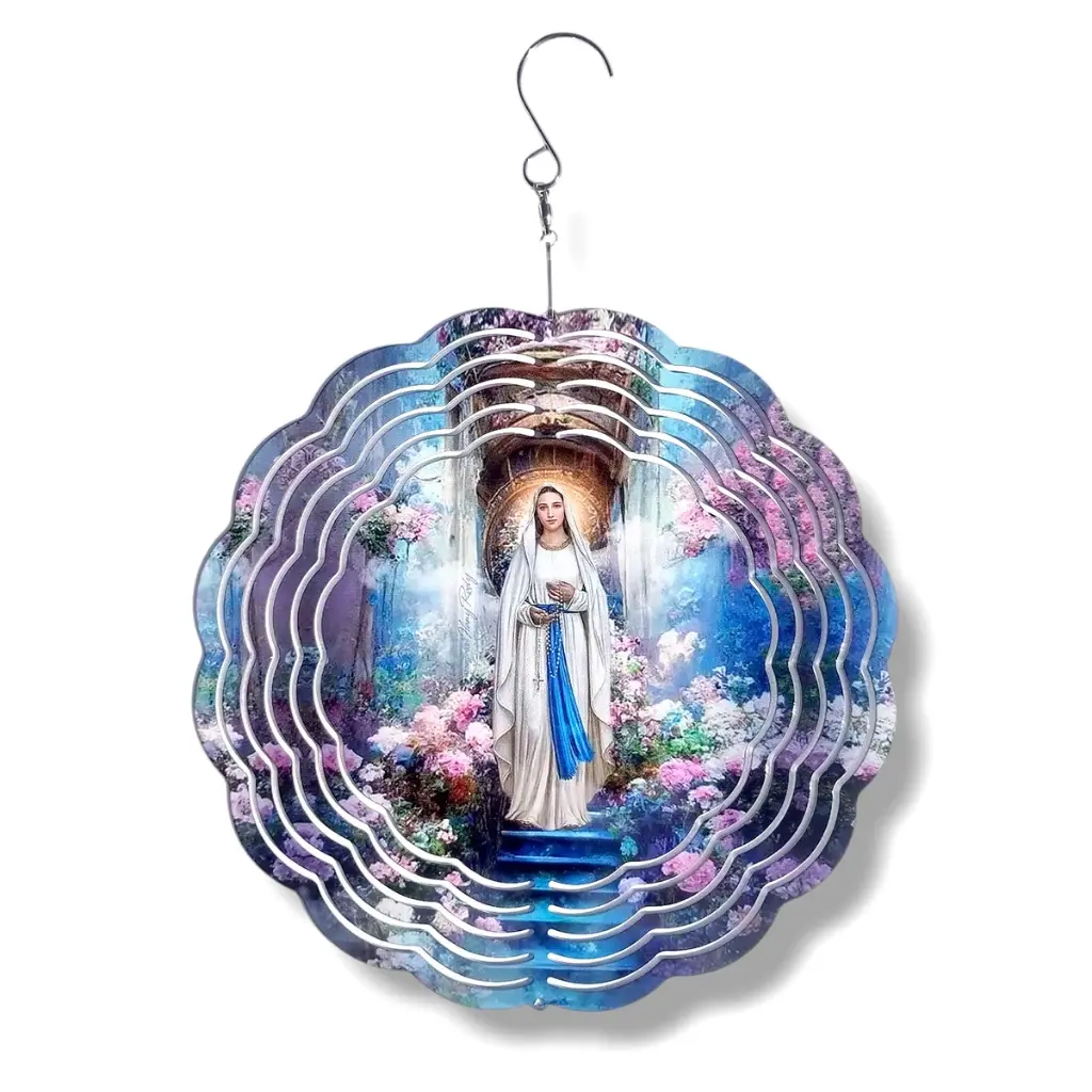 Windspinner 20cm NUEVOS - Virgen María (Pintado ambos lados)