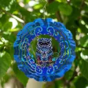 Windspinner Pintado 30cm - Buho Azul Profundo (Liquidacion)