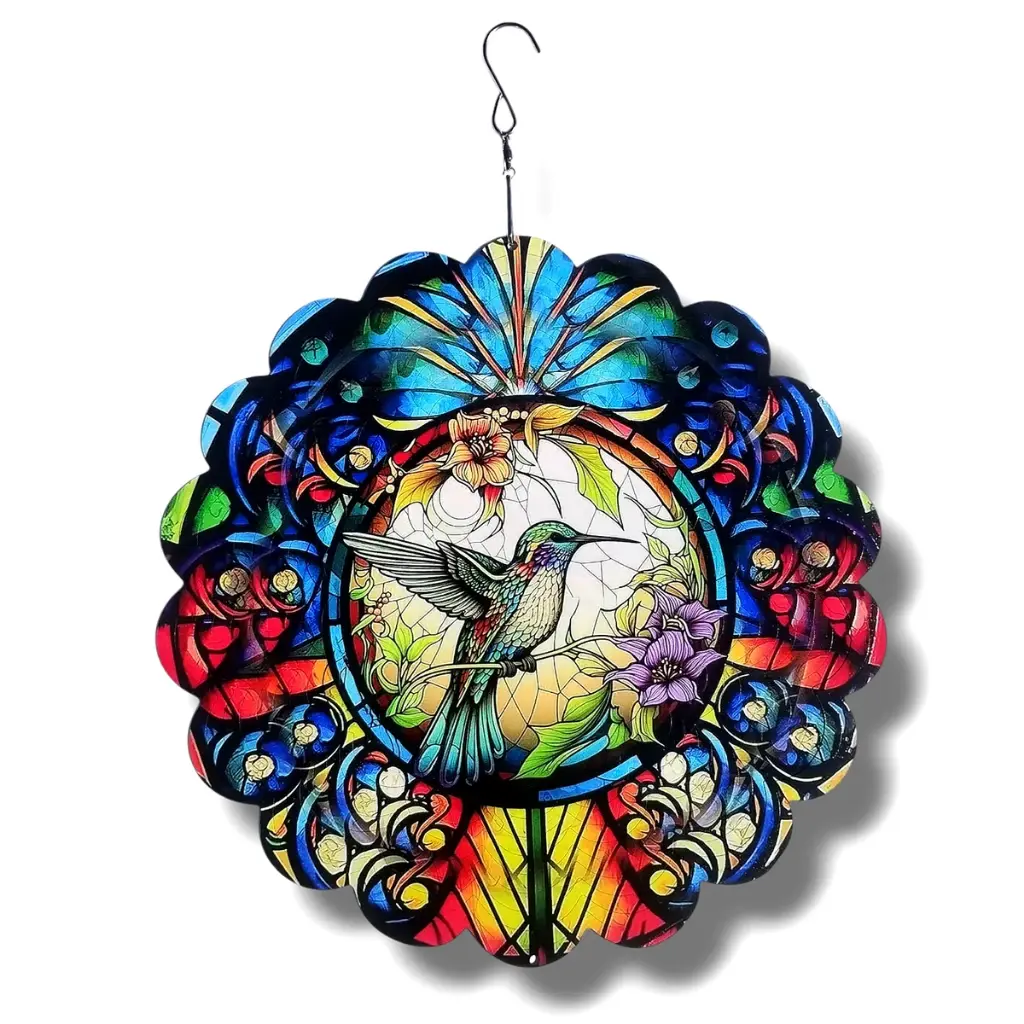 Windspinner Pintado 30cm - Colibri Vintage (Nuevo)