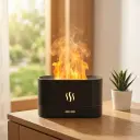 Humidificador USB Fogata Negro (Sin filtro - apto aceites) 