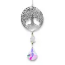 Colgante Atrapasol de Acero Inox. - Árbol de la vida (35x9cm)