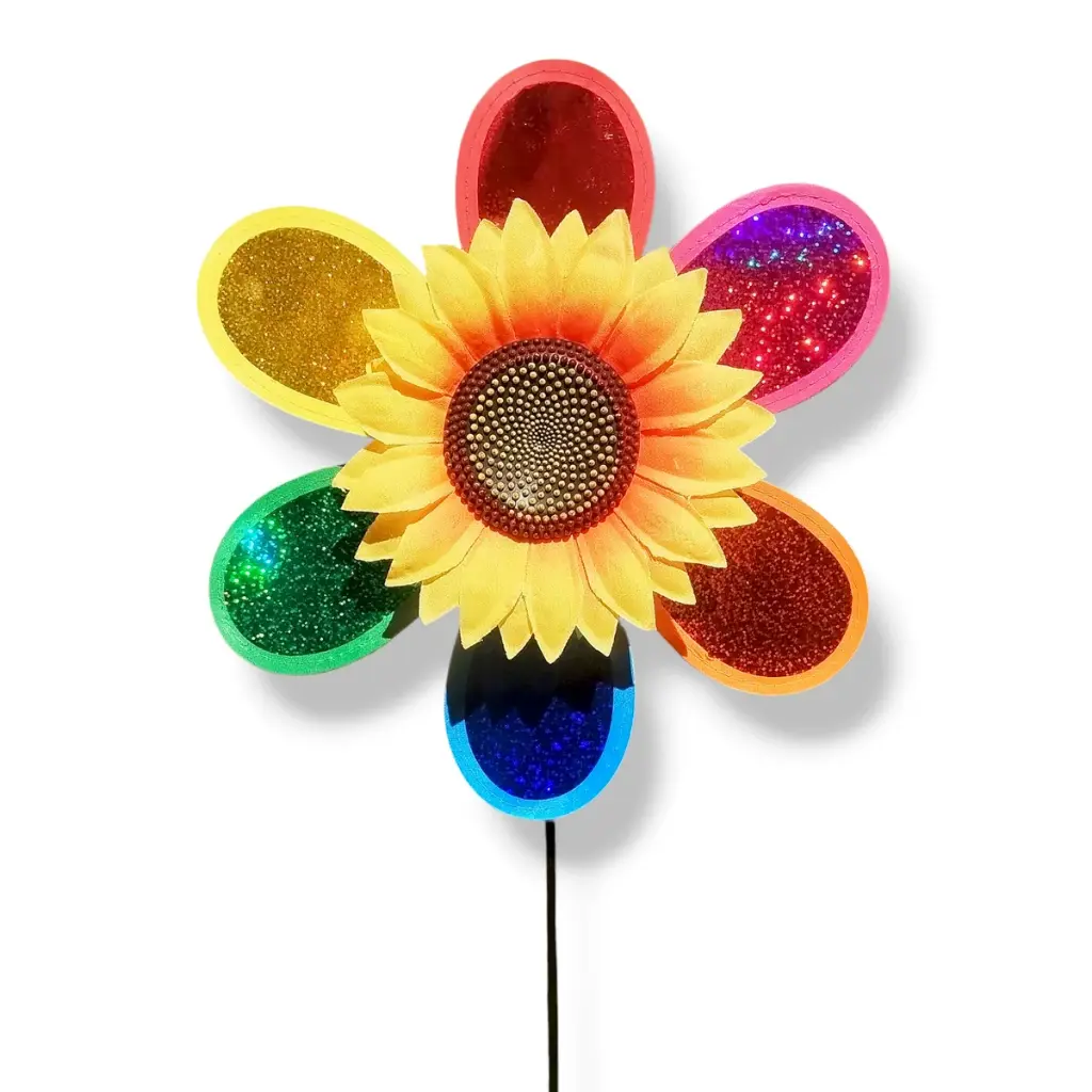 LIQUIDACION - Tutor WindSpinner Plástico - Girasol Brillante (28cm)