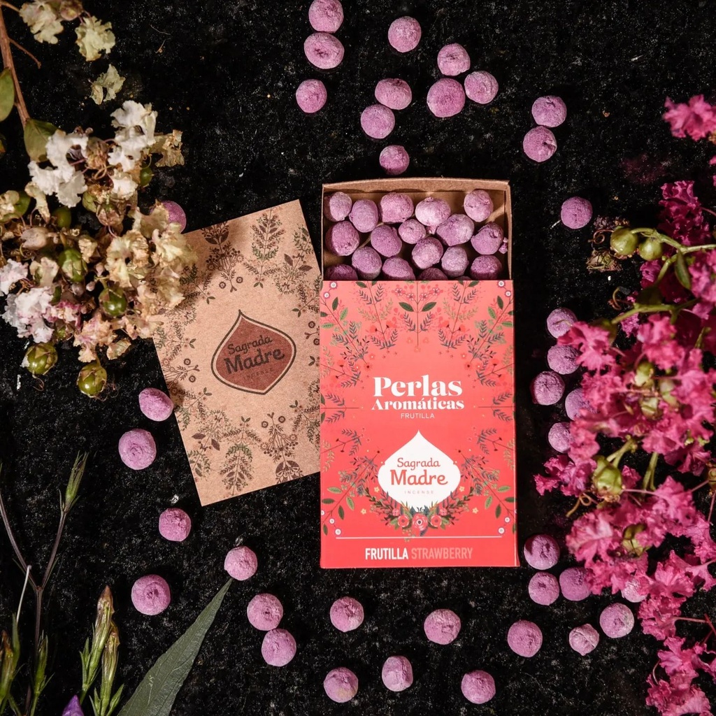 Perlas Aromáticas Frutilla S.M. x1   Caja