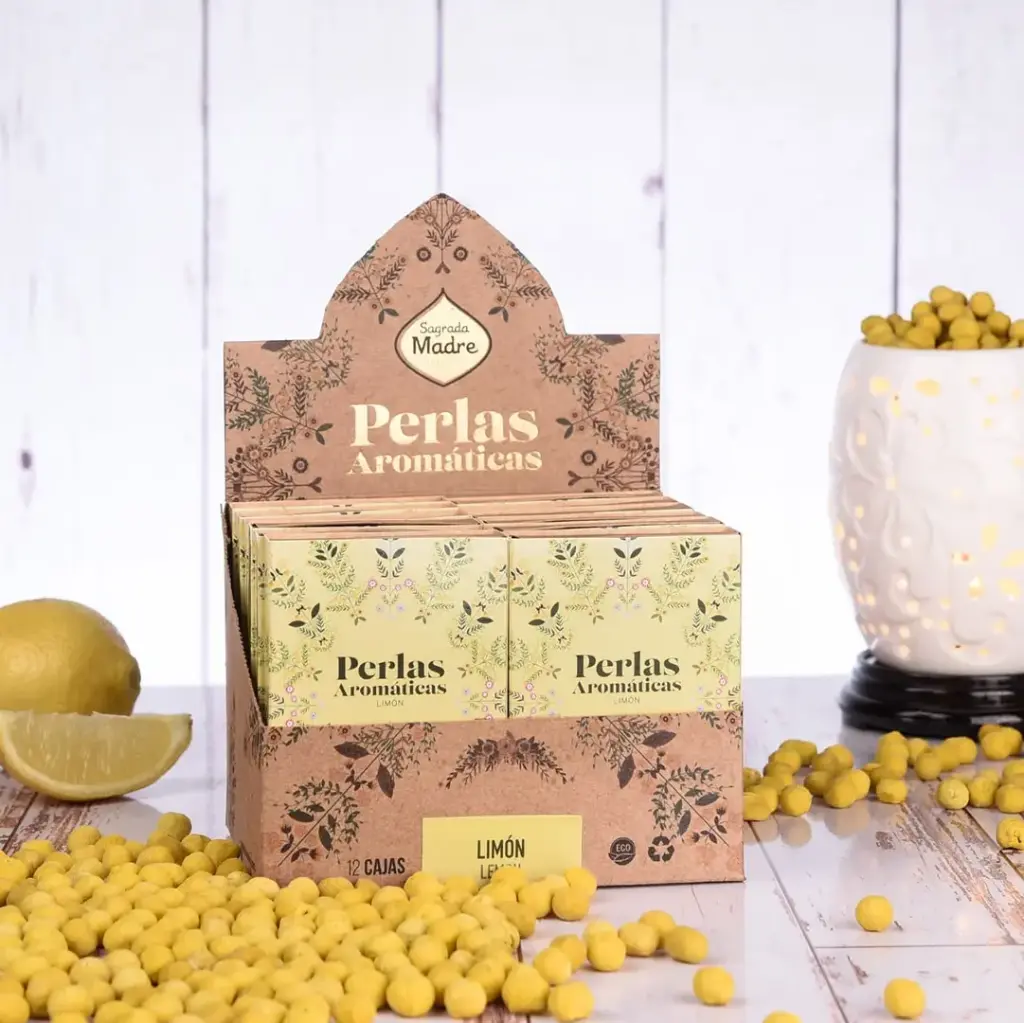 Perlas Aromáticas Limón S.M. x12 Cajas