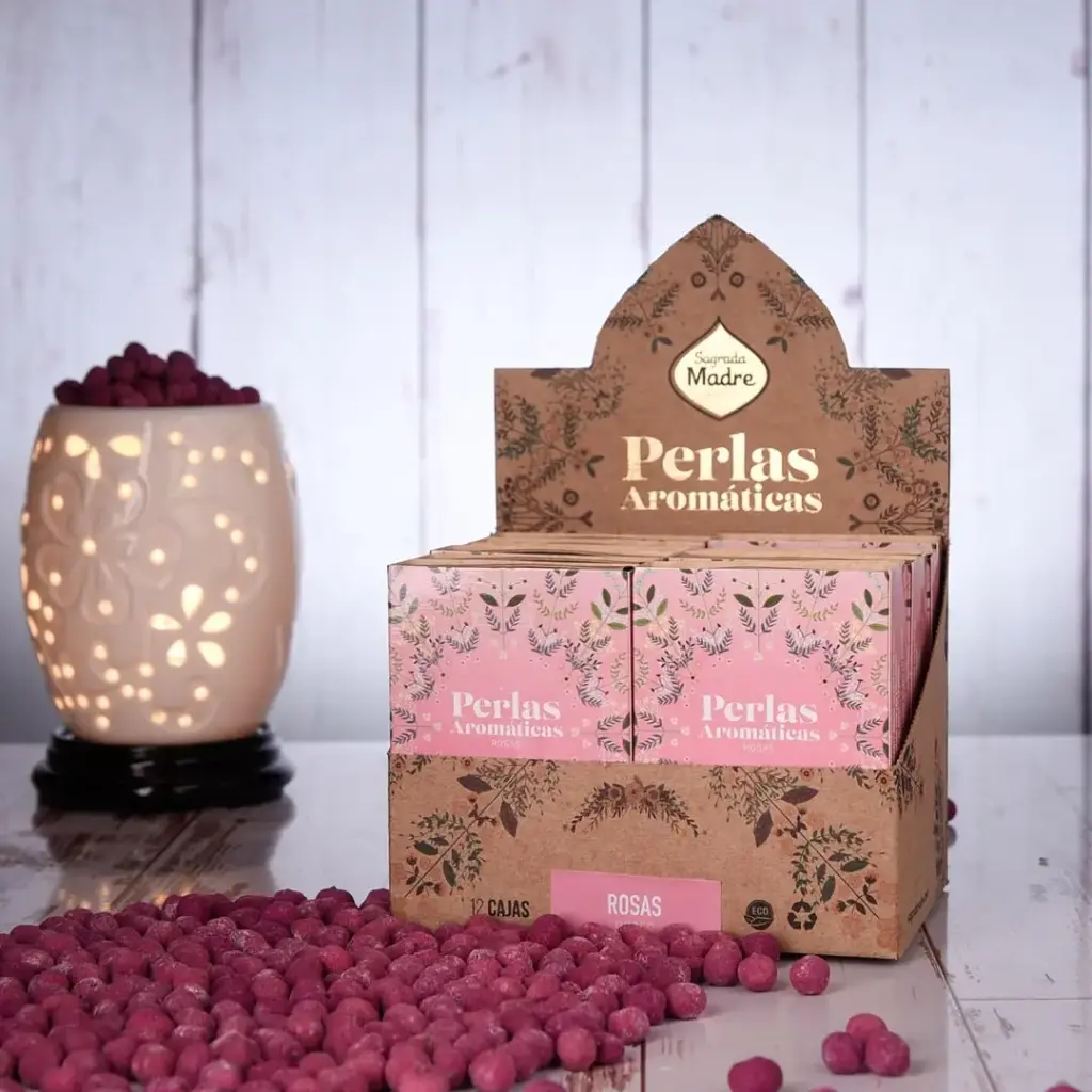 Perlas Aromáticas Rosas S.M. x12 Cajas