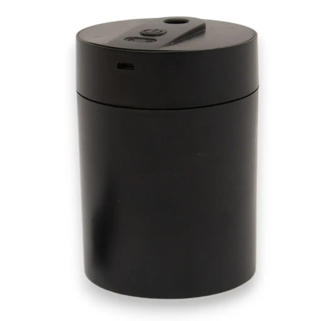 Humidificador USB cilíndrico Color NEGRO (Ideal para autos) 