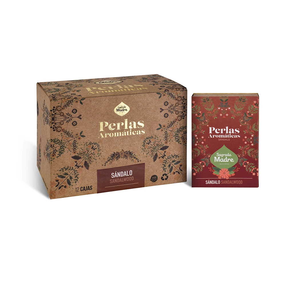 Perlas Aromáticas Sándalo S.M. x12 Cajas