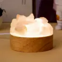 Lampara de Cuarzo Rosa en Bruto (6cm)