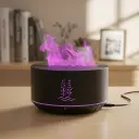 Humidificador USB Fogata con Lavandas 500ml 17x10cm (Sin filtro - apto aceites)