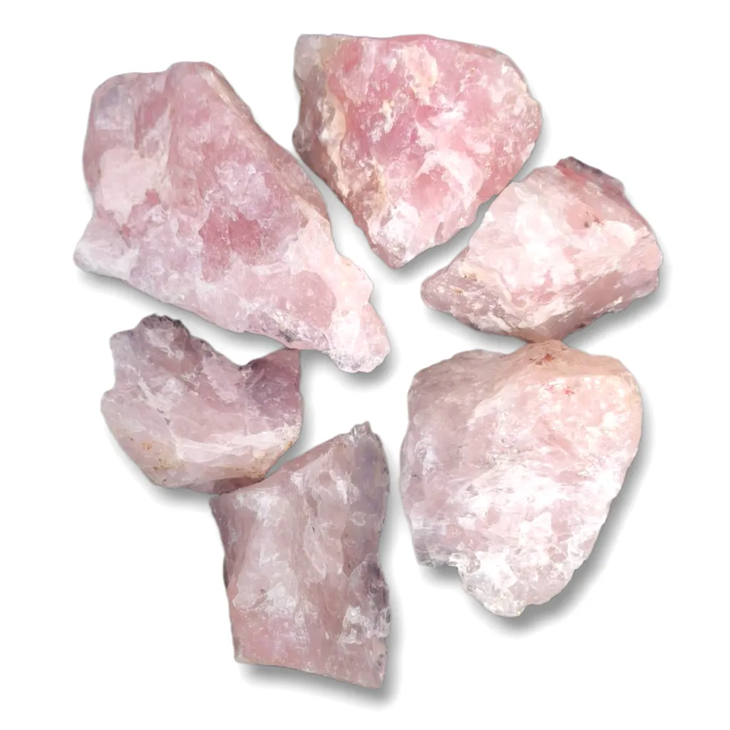 100g de Cuarzo Rosa en Bruto