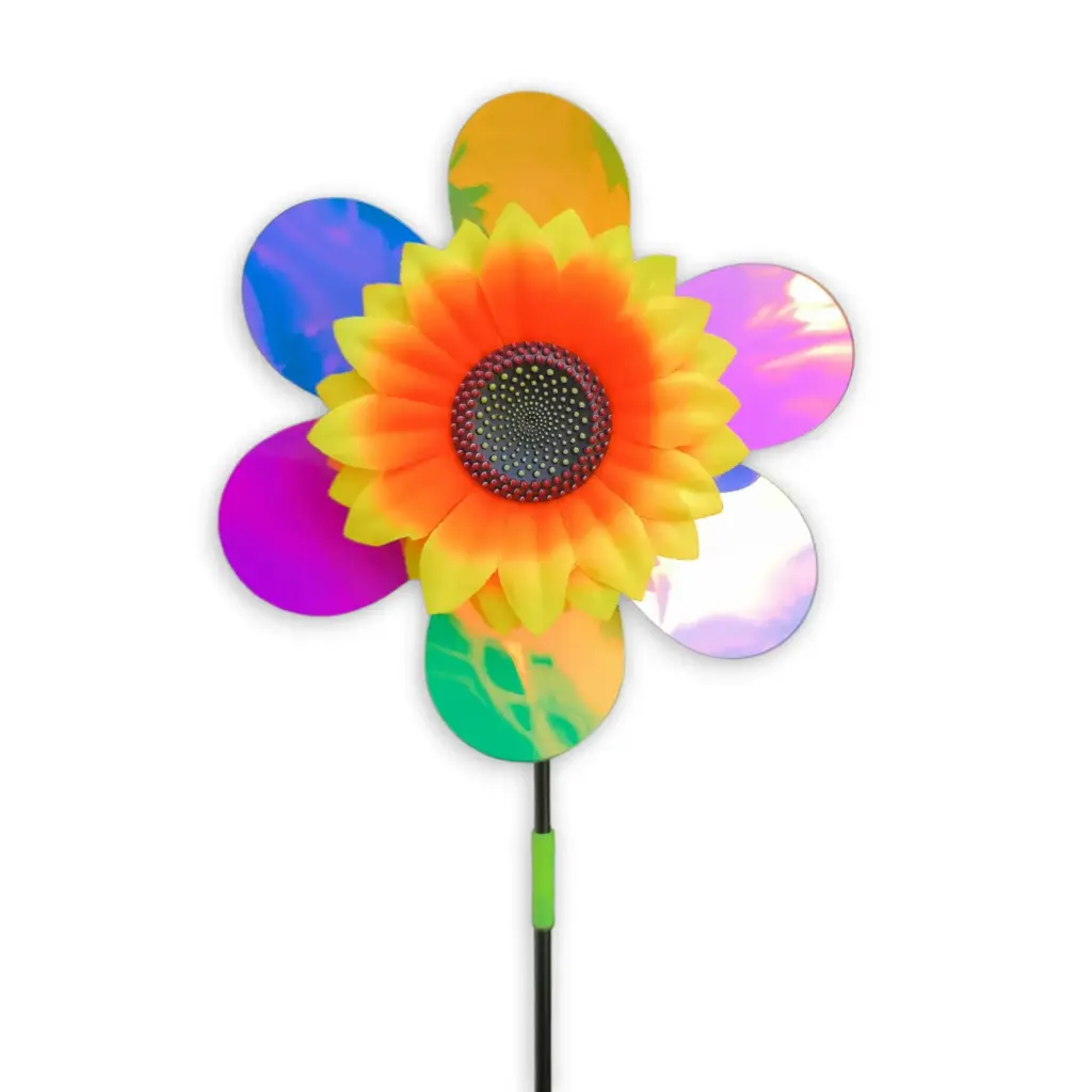 Tutor WindSpinner Plástico Girasol Brillante (52x23cm) 