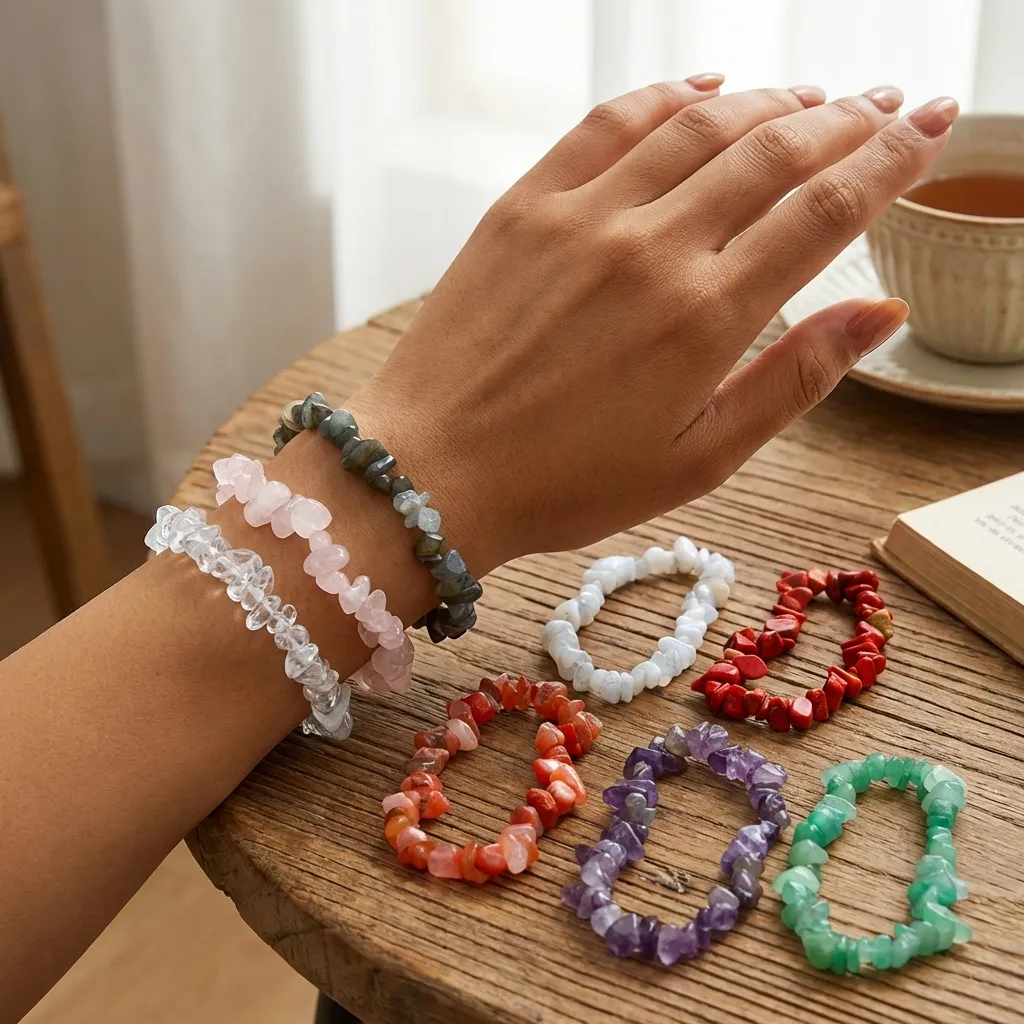 Pulsera de Escallas de Cristales