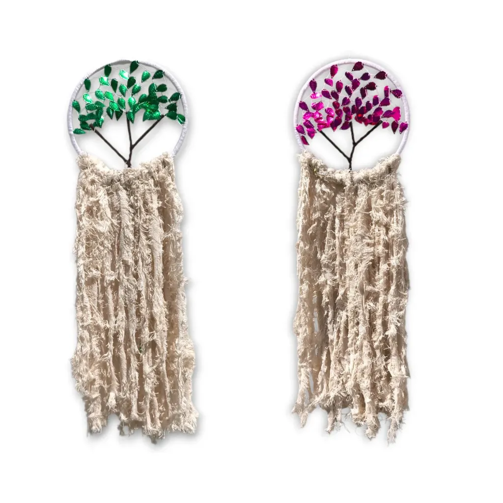 Atrapasueños - Arbol con Lentejuelas (Aro 20cm)