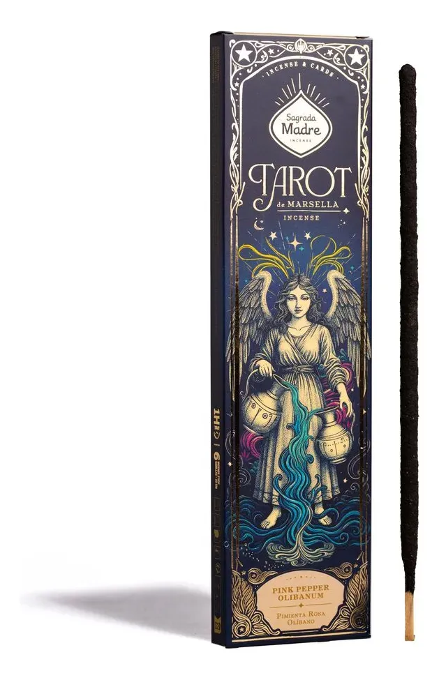 Sahumerio Tarot de Marsella  S.M. - Pimienta Rosa & Olíbano