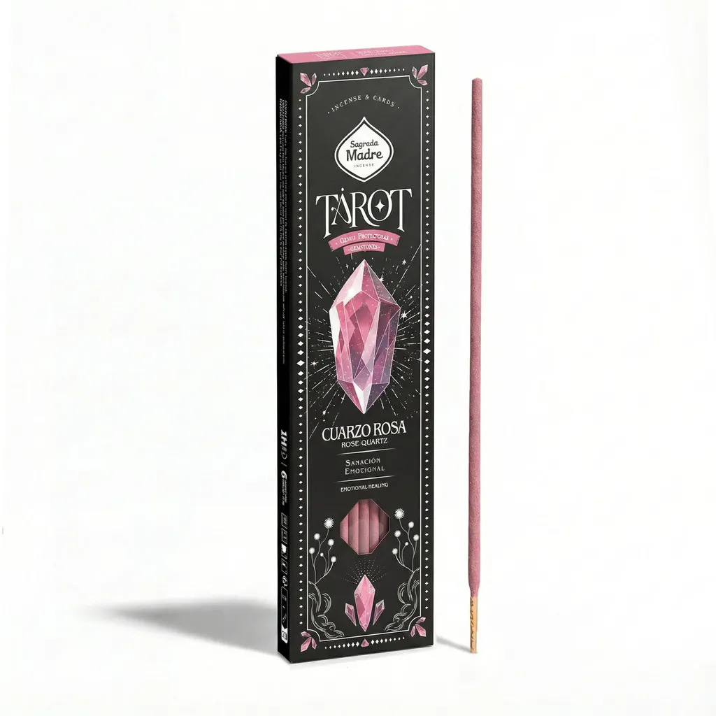 Sahumerio Tarot Gemas Protectoras S.M. - Cuarzo Rosa