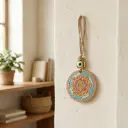 Colgante con soga - Mandala OM (22x8cm)